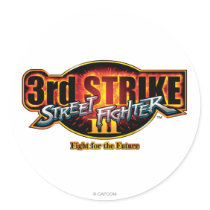 Street Fighter III 3rd Strike Logo Stickers