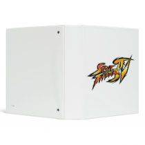 Street Fighter IV Logo 3 Ring Binder
