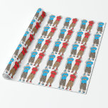 Street gangsters wrapping paper