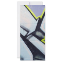 Street Graffiti Arrows Custom Rack Cards