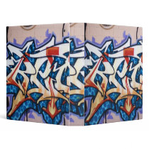 Street Graffiti Art 3 Ring Binders