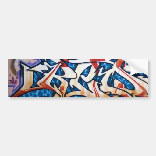 Street Graffiti Art Bumper Sticker Zazzle