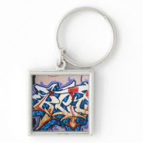 Street Graffiti Art Keychain