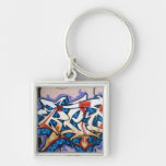 Street Graffiti Art Keychain
