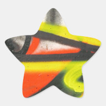 Street Graffiti Star Sticker