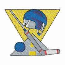 Street Hockey Logo embroidered shirts by ZazzleEmbroidery Street Hockey Logo embroidered shirts