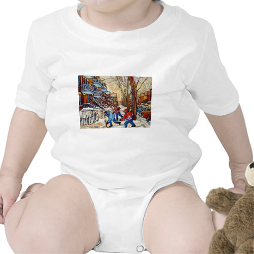 Street Hockey with 3 boys Tee Shirt