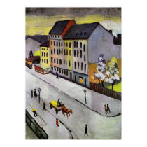 Street in Gray by August Macke posters
