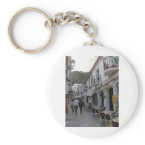 Street in Mijas, Spain Key Chain
