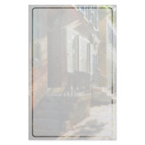 Street in New Castle Delaware Custom Stationery