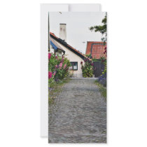 Street in old Visby Sweden Personalized Rack Card