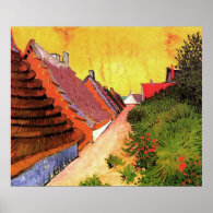 Street in Saintes-Maries by Vincent van Gogh Poster