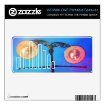 Street lamps decal for WOWee speaker