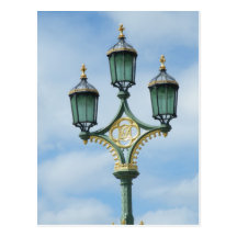 Street Lamps Postcard