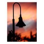 Street Light Silhouette Print