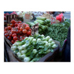 Street Market Fresh Vegetables CricketDiane postcards