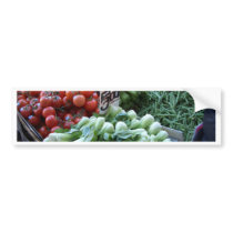 "Street Market Fresh Vegies"  CricketDiane Stuff Bumper Stickers