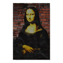 Street Mona Lisa Print posters