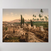 Street of the Tombs, Pompeii, Campania, Italy print