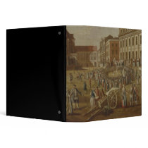 Street performers in the Alter Markt, 1771 Binder