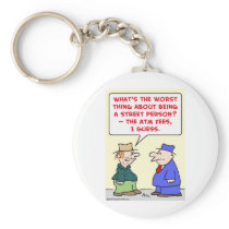street person atm fees keychains