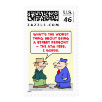street person atm fees stamps