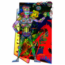 Street Ready Digital Man Robot Crop Acrylic Cut Outs