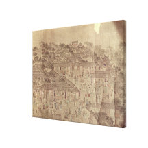 Street scene, Chinese, Ming Dynasty Canvas Prints