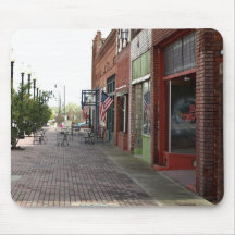 street scene mouse pad