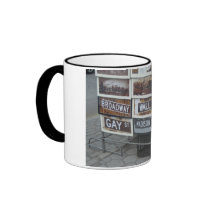 Street Sign Art Mug