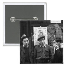 Street Toughs for FDR: 1936 Pinback Buttons