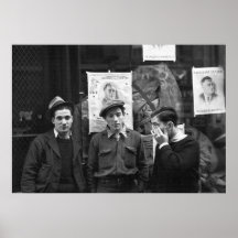 Street Toughs for FDR: 1936 Poster