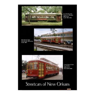 Streetcars of New Orleans 1 print