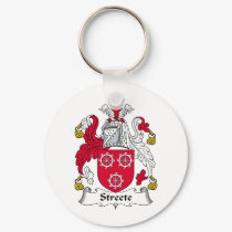 Streete Family Crest keychains by coatsofarms Streete Family Crest keychains