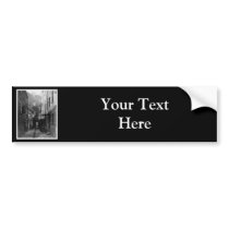 Streets of Glasgow Scotland 1868 Bumper Sticker