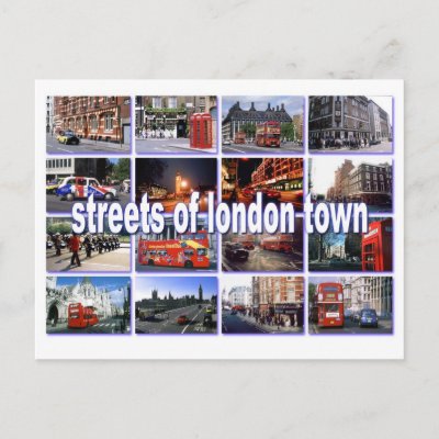 streets of london postcard
