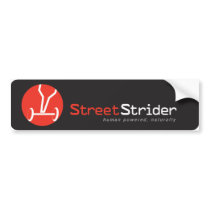 Streetstrider Bumper Sticker bumper stickers by streetstrider Streetstrider Bumper Sticker bumper stickers