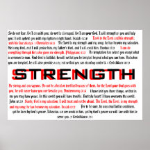 Strength - Biblical Poster