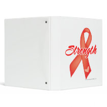 Strength - Blood Cancer 3 Ring Binders