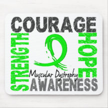 Strength Courage Hope Muscular Dystrophy Mouse Pad
