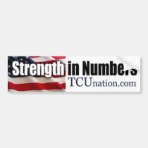 Strength in Numbers 1 bumper stickers