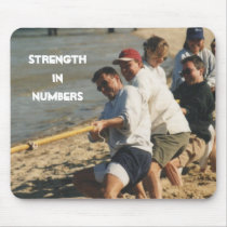 Strength In Numbers ~ TUG of WAR mousepads