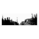 Strength/Mountain Scenery in B&W Bookmark Business Card Template