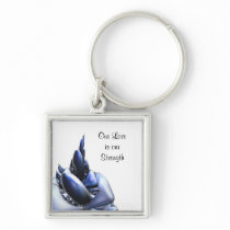 Strength of Love Motivational Keychains