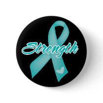 Strength - Teal Ribbon Pins
