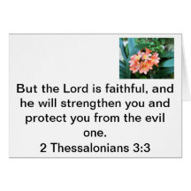 Strength that comes from God Card