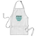 Stress Humor aprons by ironydesign Stress Humor aprons