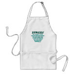Stress Humor aprons
