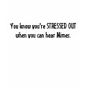 Stress & Mimes t-shirts
