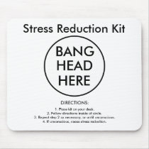 Stress Reduction Kit mousepads by DMGifts Stress Reduction Kit mousepads